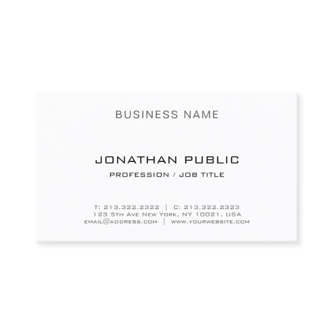 Professional Modern Minimalist Elegant Template Business Invitations