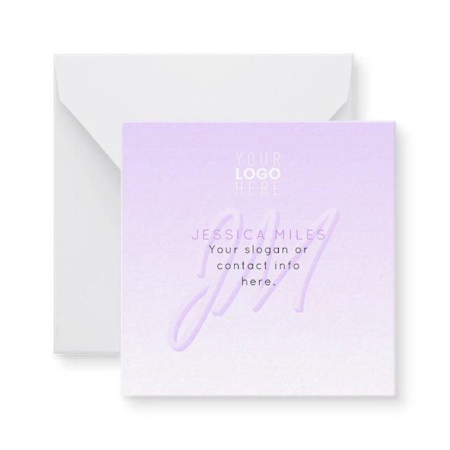 Professional Name & Slogan Template | Light Purple