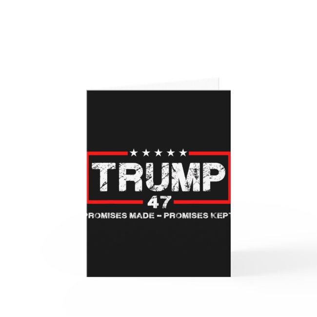 Promises Made Promises Kept Trump Men Women Invitations