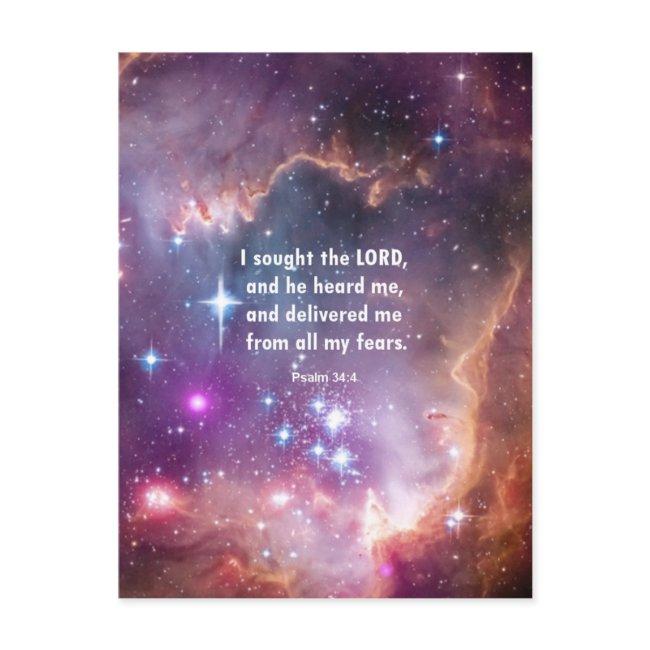 Psalm 34:4 Postinvitations