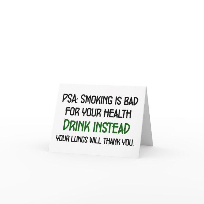 Public Service Announcement