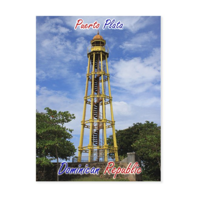 Puerto Plata Dominican Republic Postinvitations