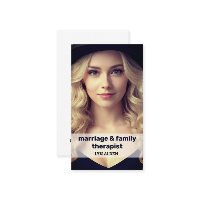 Qr Marriage And Family Therapist Calling Invitations