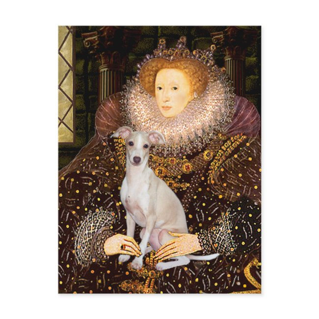 Queen - Italian Greyhound 7 Postinvitations