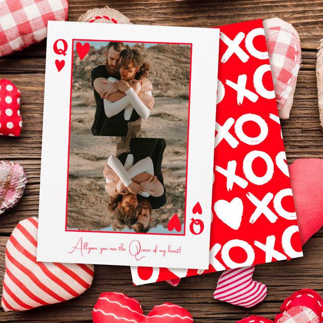 Queen Of My Heart Photo Valentine Day Holiday Invitations