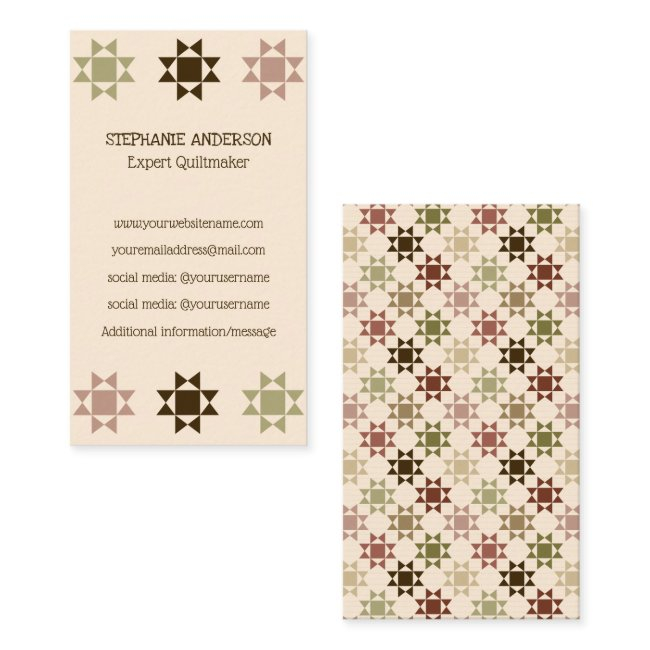 Quiltmaker, Quilting Business Amish Quilt Business Invitations