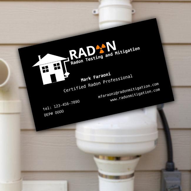 Radon Testing And Mitigation Company Business Invitations