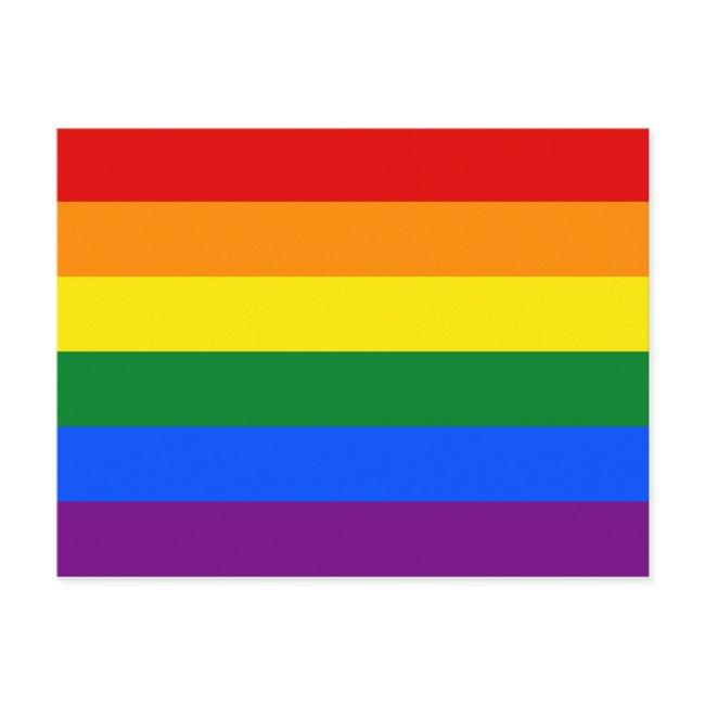 Rainbow Pride Flag Postinvitations