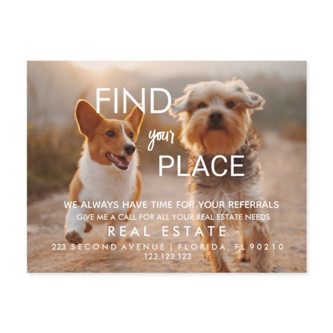 Real Estate Find Your Place Announcement Postinvitations