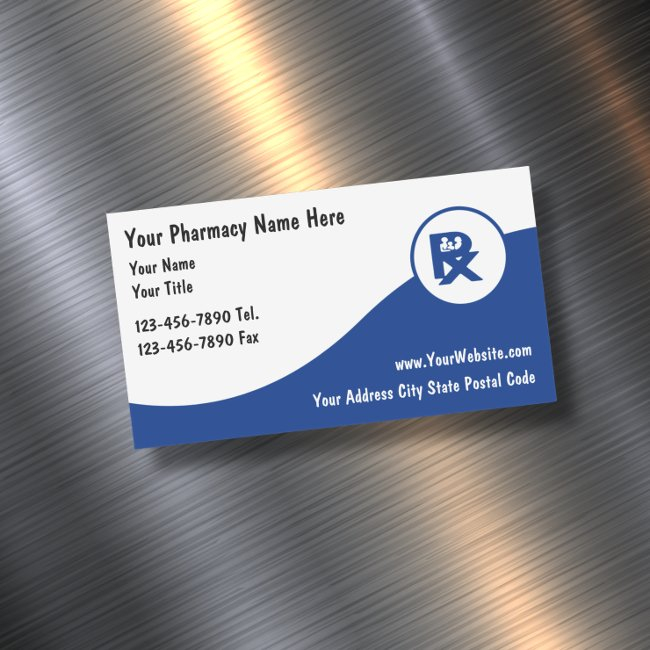 Retail Pharmacy Business Invitations Magnet