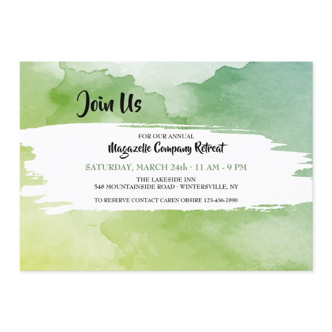 Retreat Corporate Invitation
