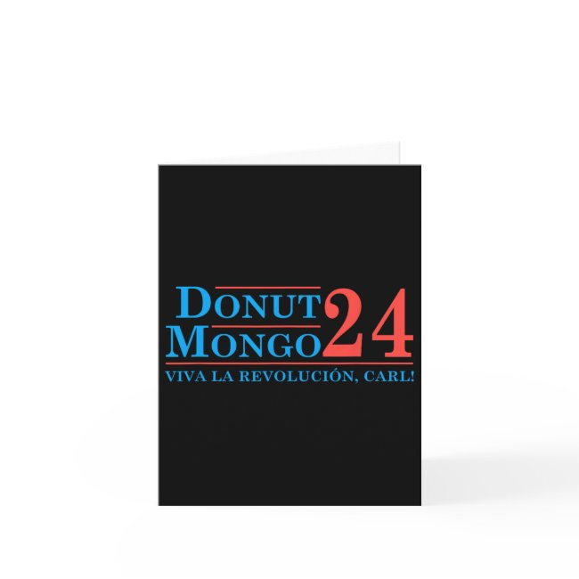 Retro Donut Mongo 2024 Funny Meme Invitations