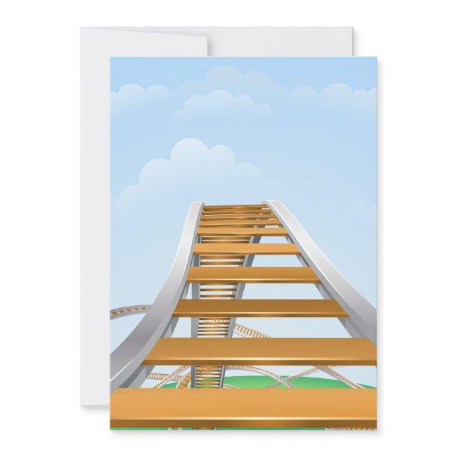 Rollercoaster Invitation