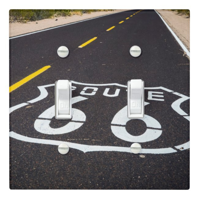 Route 66 Highway Marker, Arizona Light Switch Cover