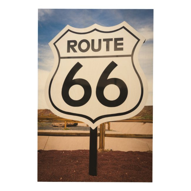 Route 66 Road Sign, Arizona Wood Wall Decor