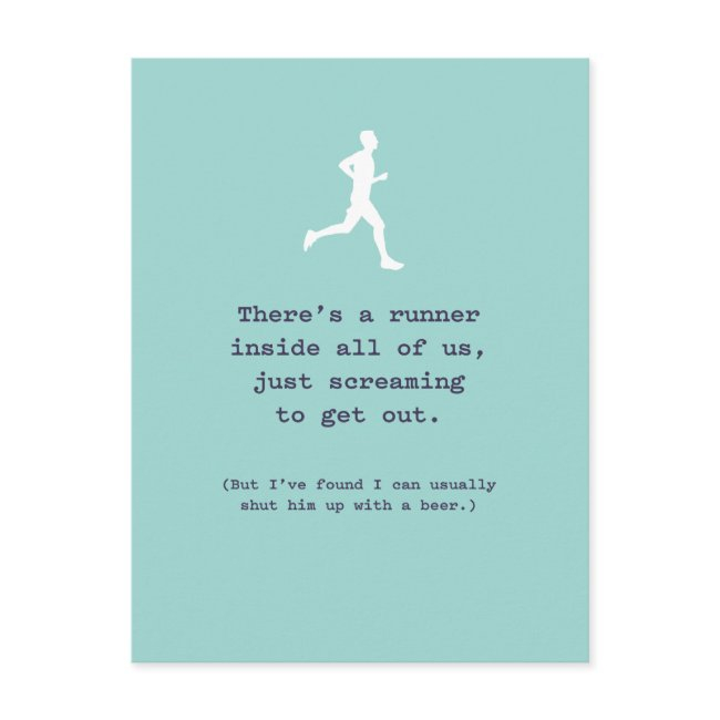Runner Inside Us / Shut Him Up With A Beer Postinvitations
