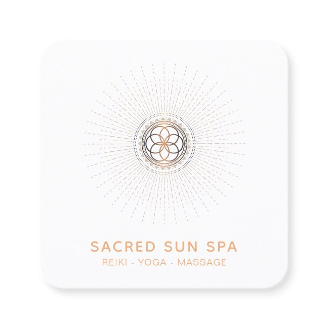 *~* Sacred Geometry . Alchemy Mandala Shaman Square Business Invitations