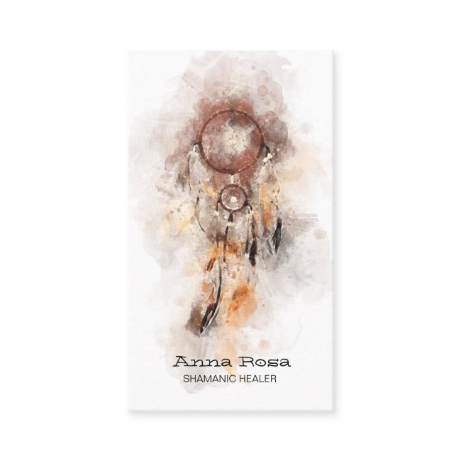 *~* Sacred Shamanic Dream Catcher Tribal Shaman Business Invitations