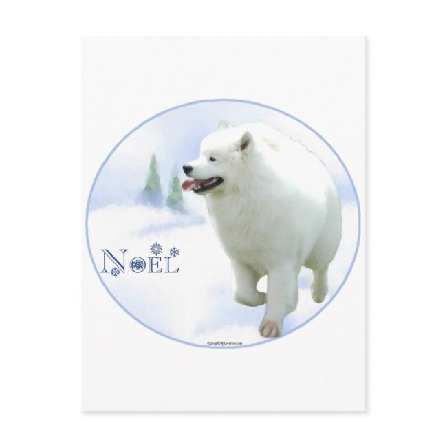 Samoyed Noel Holiday Postinvitations