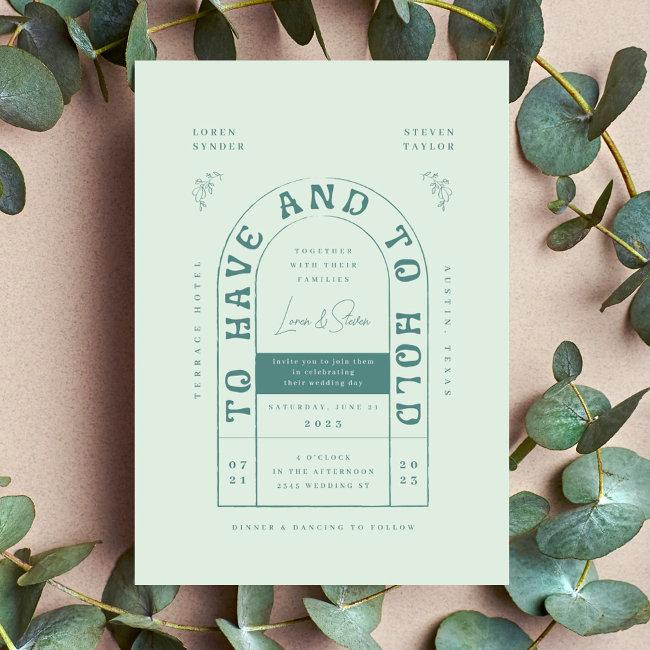 San Miguel Wedding Invitation