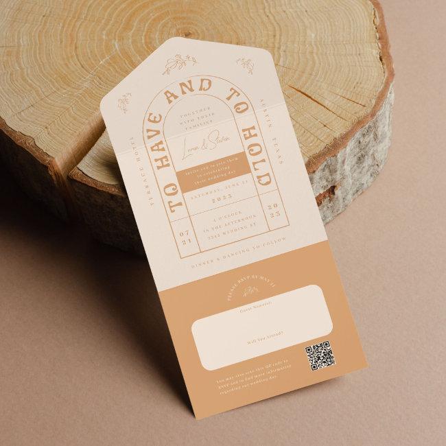 San Miguel Wedding Invitation With Rsvp Invitations
