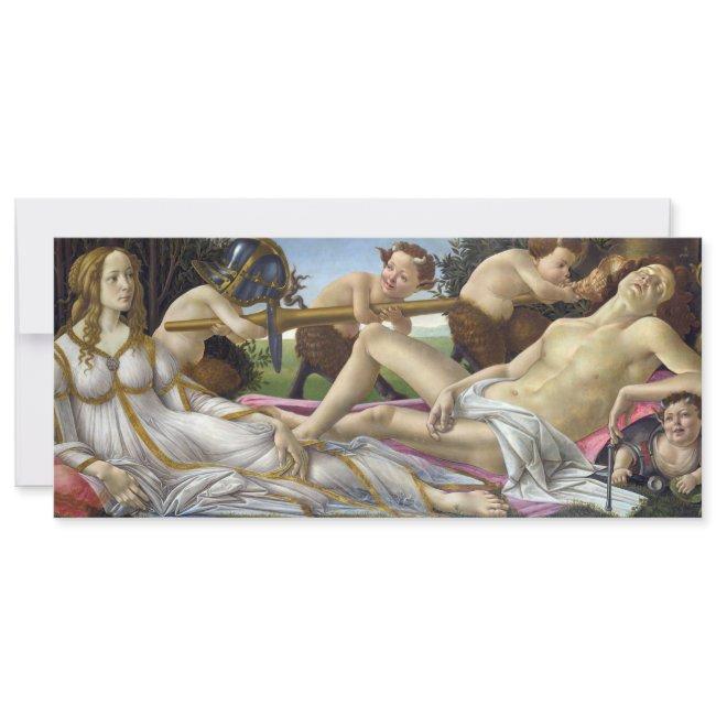 Sandro Botticelli - Venus And Mars Invitation