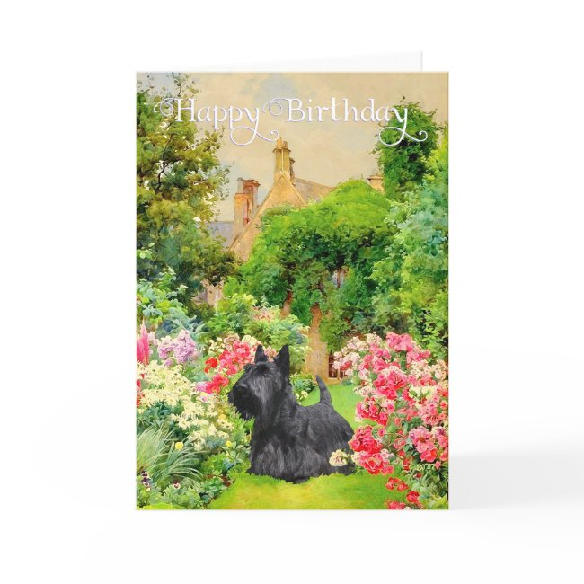 Scottish Terrier Birthday Invitations