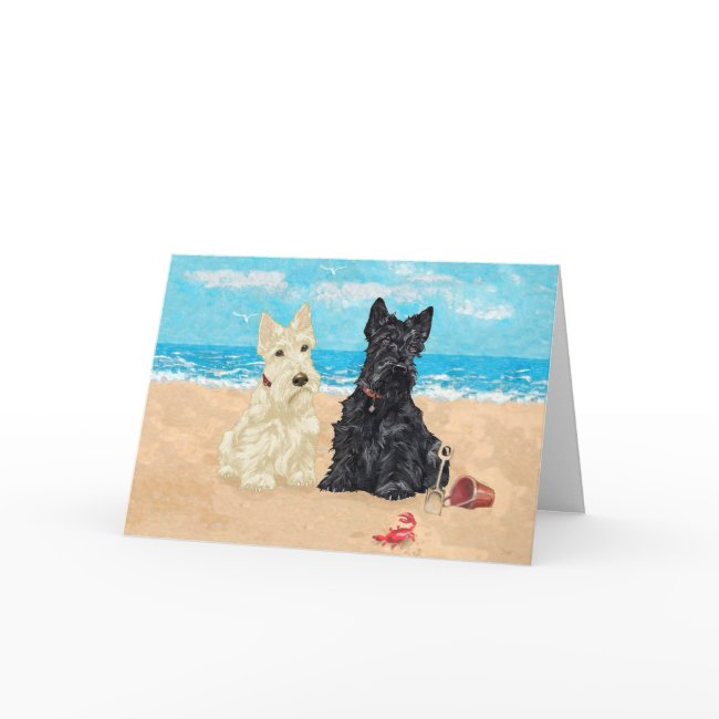 Scottish Terrier Greeting Invitations