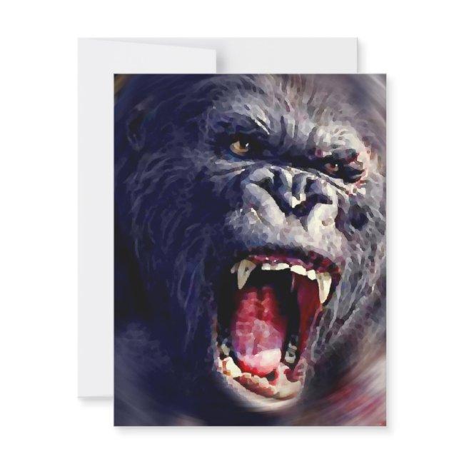 Screaming Gorilla Invitations