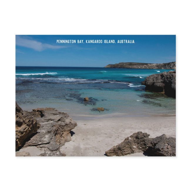 Secluded Beach In Paradise Australia Postinvitations