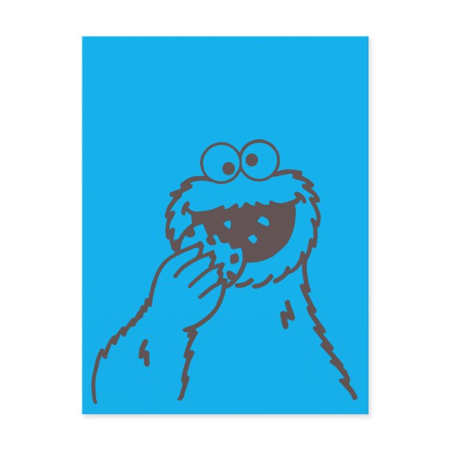 Sesame Street | Cookie Monster Bright Postinvitations