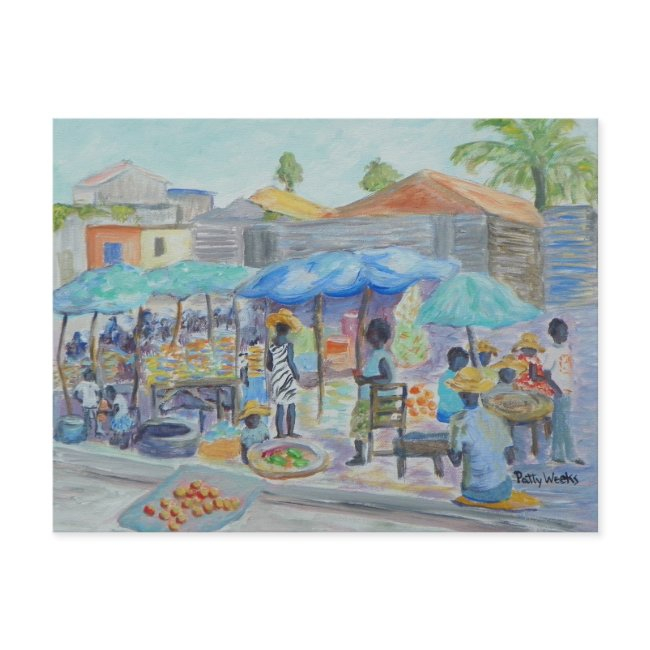 Shopping In Haiti Postinvitations