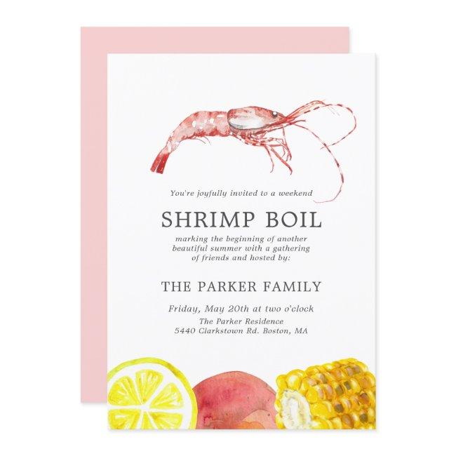 Shrimp Boil | Seafood Themed Party Invitation