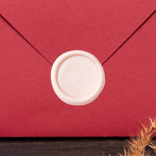 Shylah Simple Boho Modern Unique Monogram Wedding Wax Seal Stamp