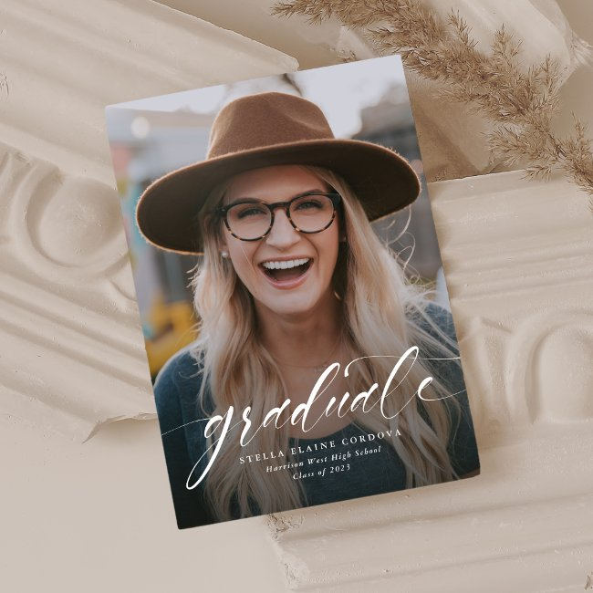 Simple Graduation Announcement