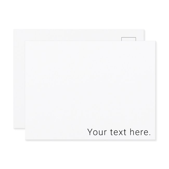 Simple Minimalistic Editable Name Or Other Text Postinvitations