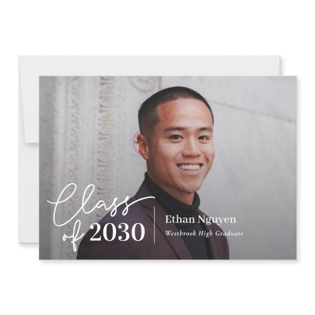 Simply Confident Editable Color Graduation Invitat Invitation