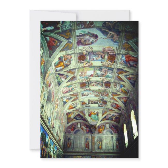 Sistine Chapel Holiday Invitations
