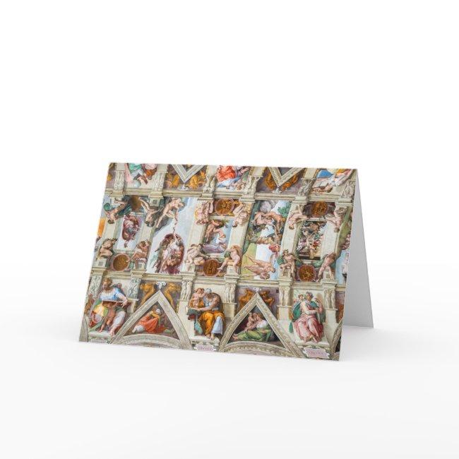 Sistine Chapel Michelangelo - Vatican, Rome, Italy Holiday Invitations