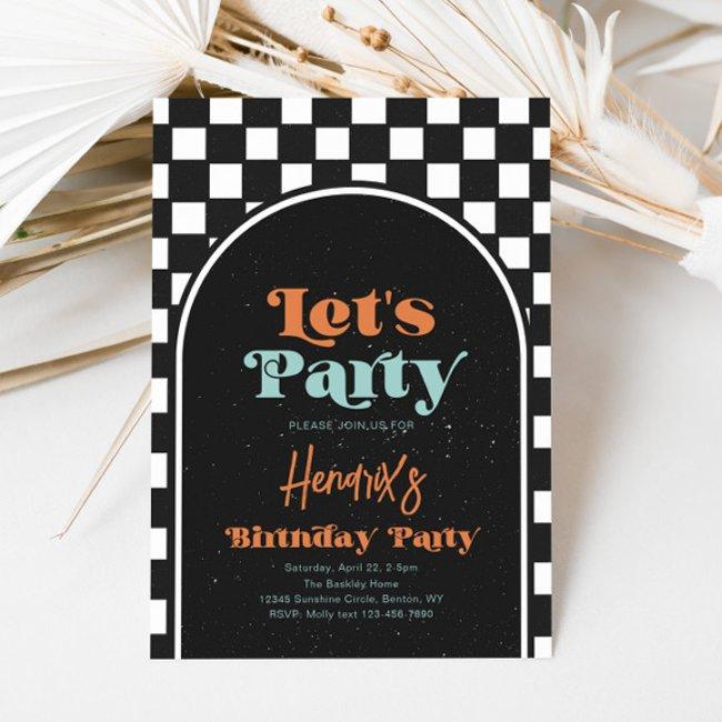 Skateboarding Birthday Invitation