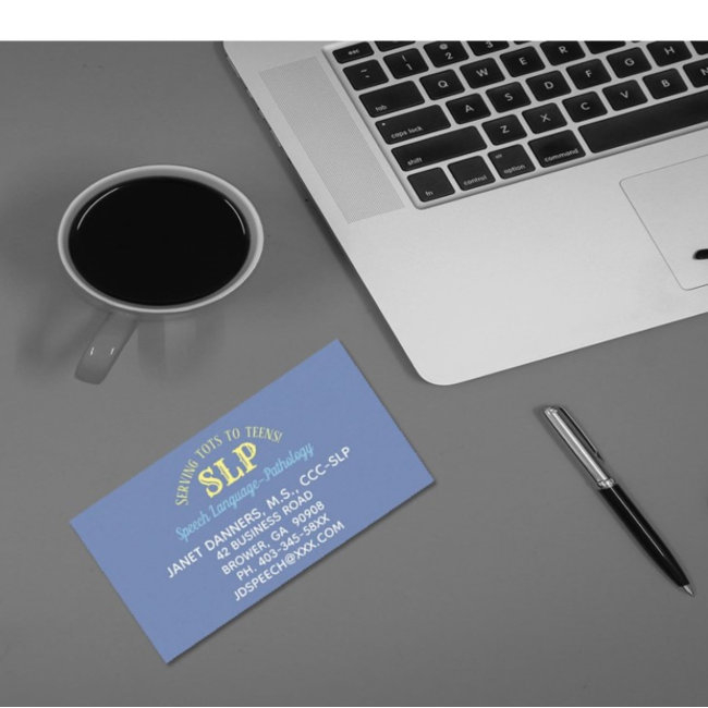 Slp Business Invitations Serving Tots To Teens