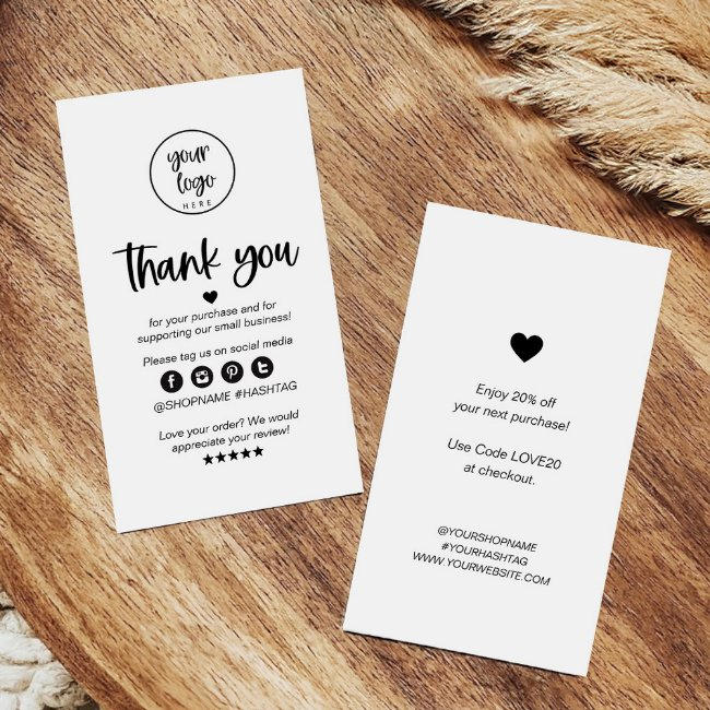 Small Business Thank You Invitations