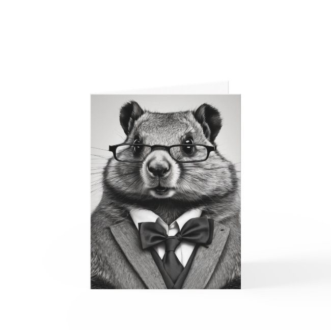 Smartypants Groundhog Invitations