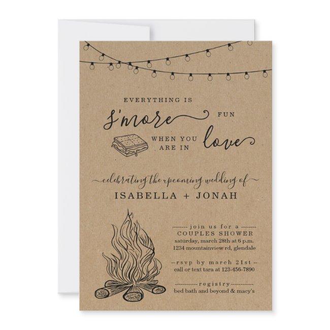 S'mores Couple Couples / Bridal Shower, Engagement Invitation