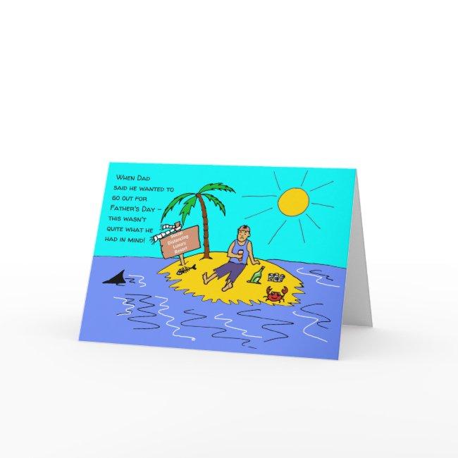 Social Distancing Funny Father's Day Invitations