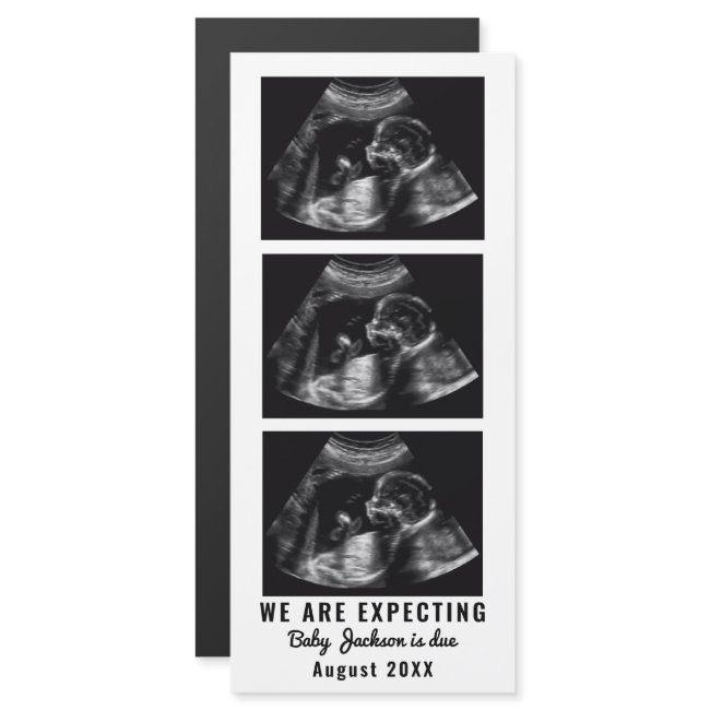 Sonogram Pregnancy Announcement Photo Booth Strip