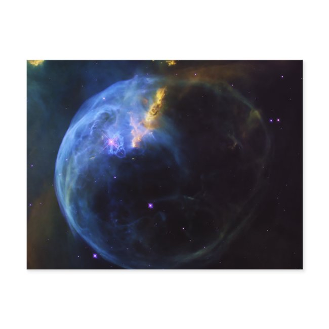 Space, Astronomy, Bubble Nebula, Galaxy, Nasa Postinvitations