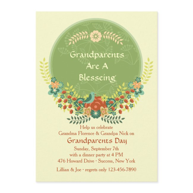 Special Grandparents Day Invitation