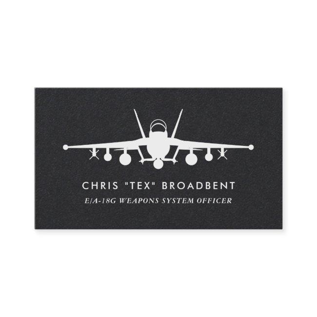 Squadron Patch Ea-18g Growler Crew Member Business Invitations