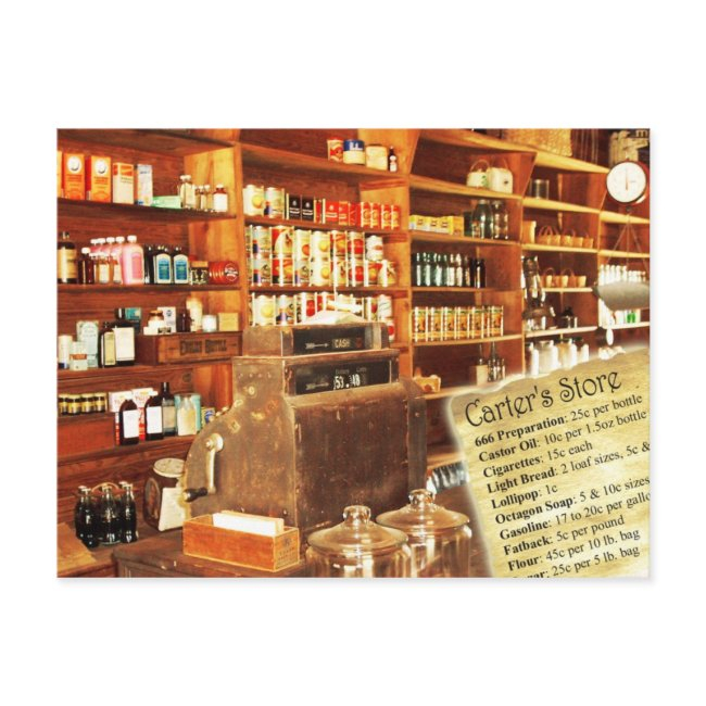 Store At Jimmy Carter Boyhood Farm, Plains, Ga Postinvitations
